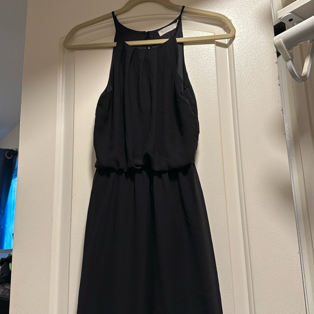 Lush Nordstrom Black flowy dress